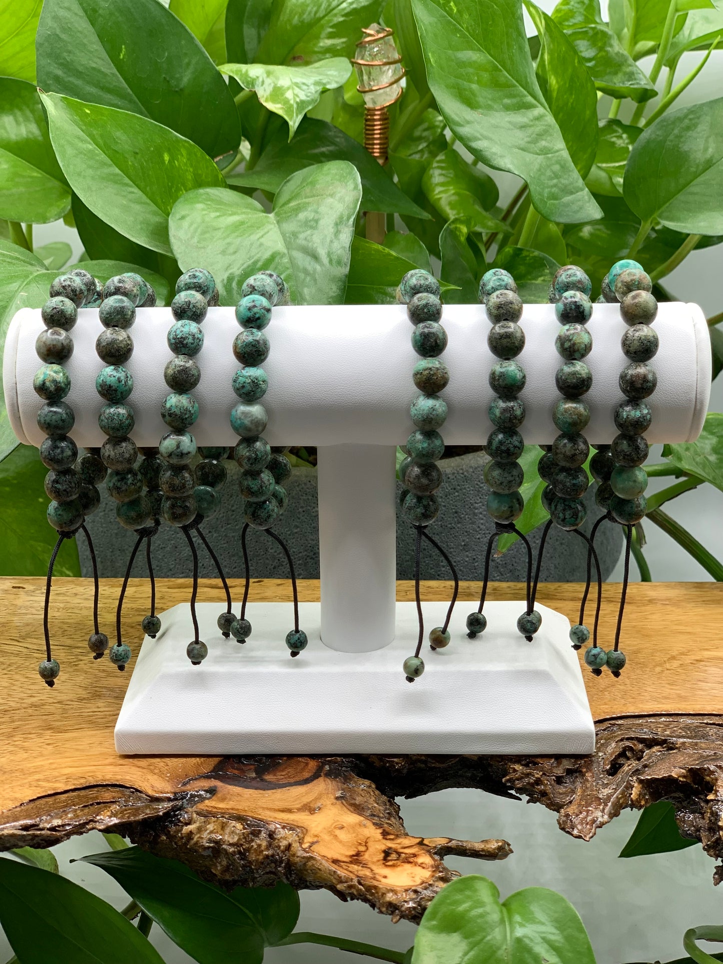 African Turquoise Adjustable Bracelet
