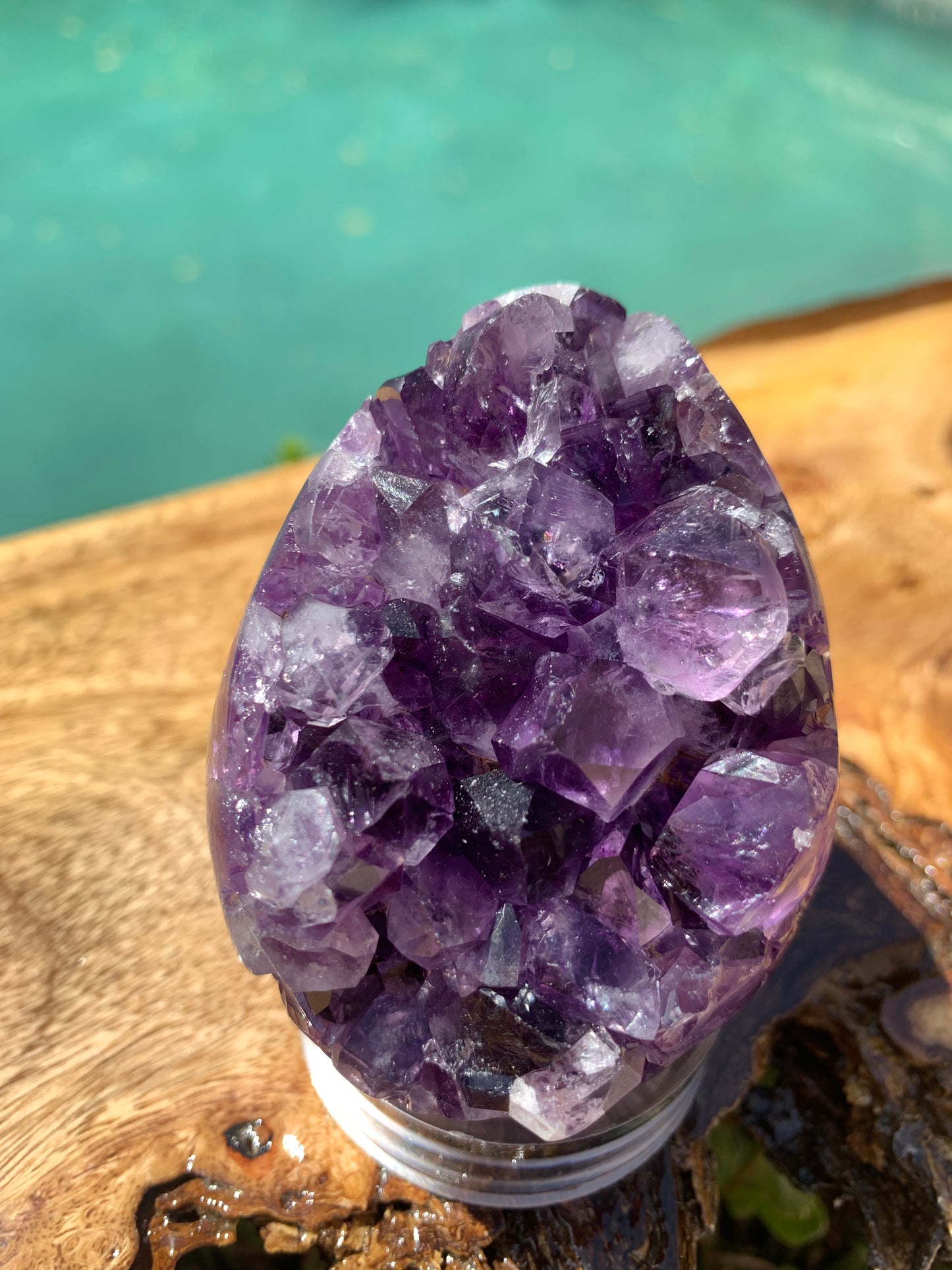 Amethyst Druzy Egg