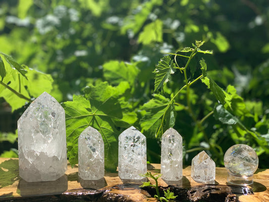 Crackle Quartz Tower