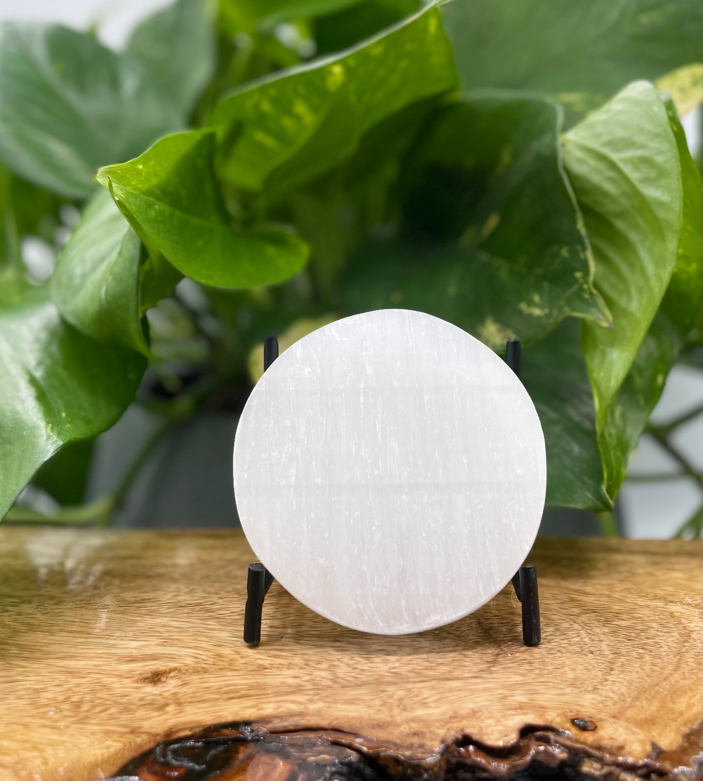 Selenite Circle Charging Plate