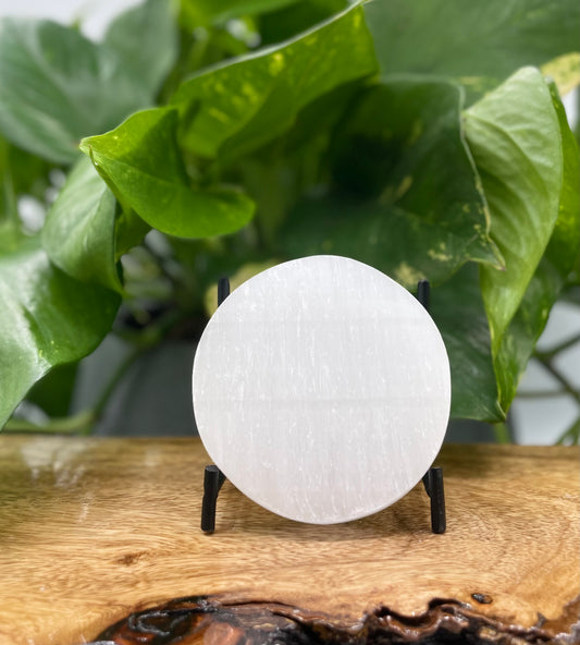 Selenite Circle Charging Plate