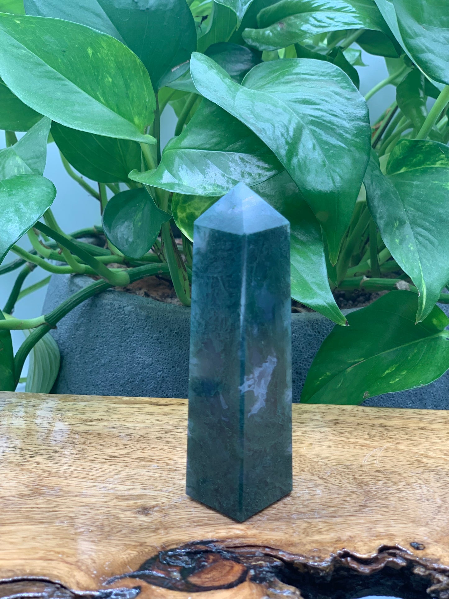 Moss Agate Premium Towers