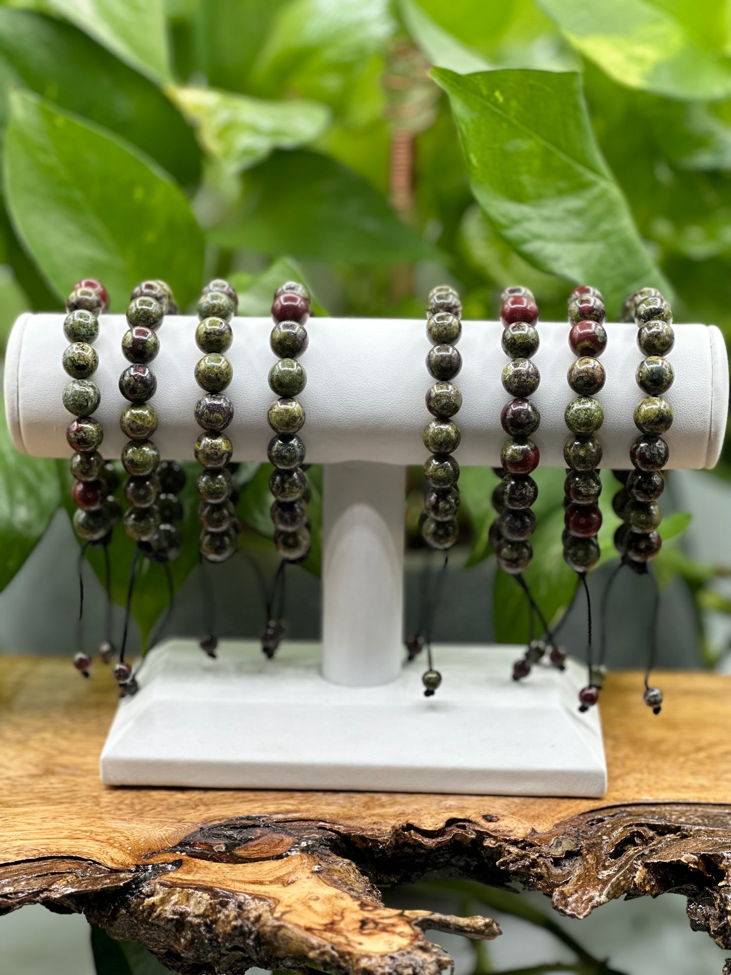 Dragon Blood Jasper Adjustable Bracelet