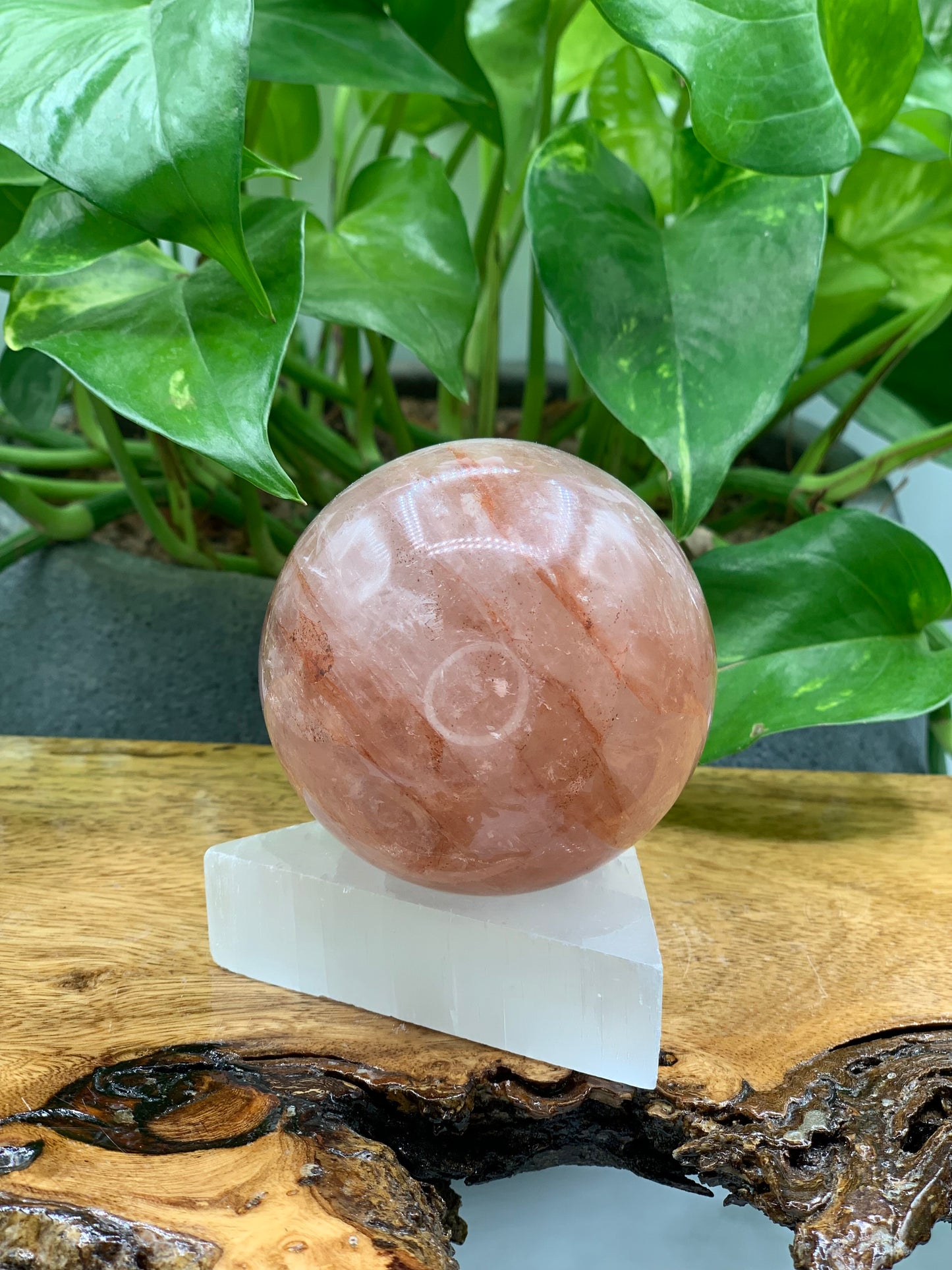 Fire Quartz Sphere