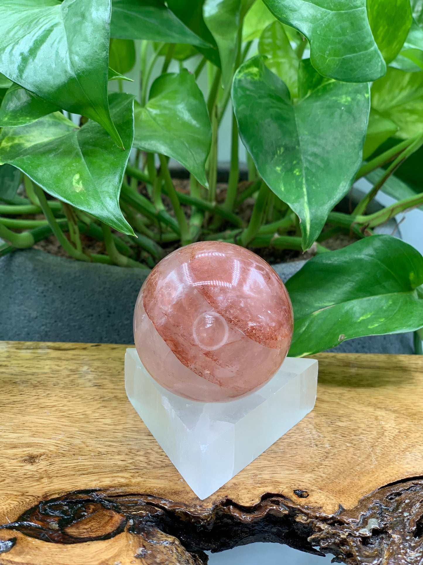 Fire Quartz Sphere