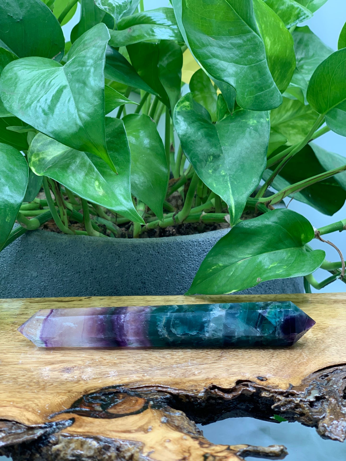 Fluorite Double Terminated Wand