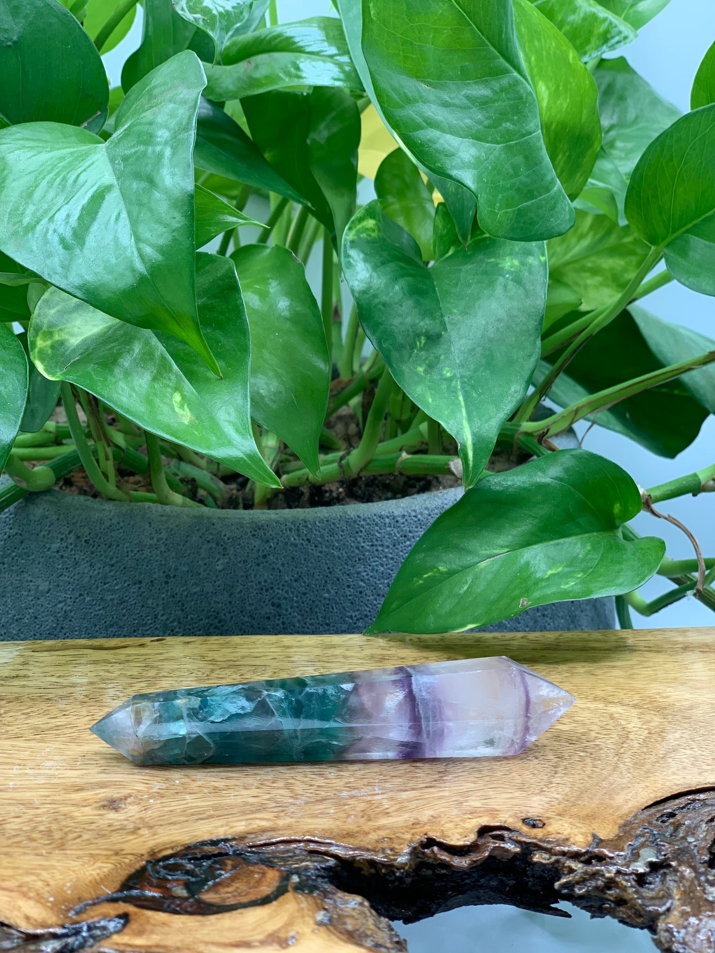 Fluorite Double Terminated Wand