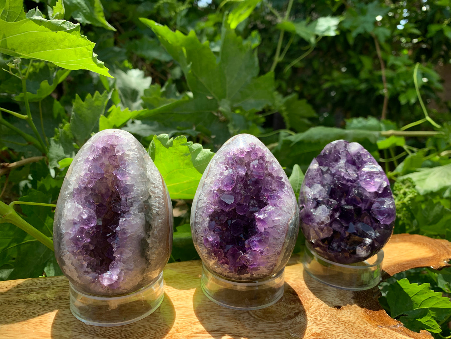 Amethyst Druzy Egg