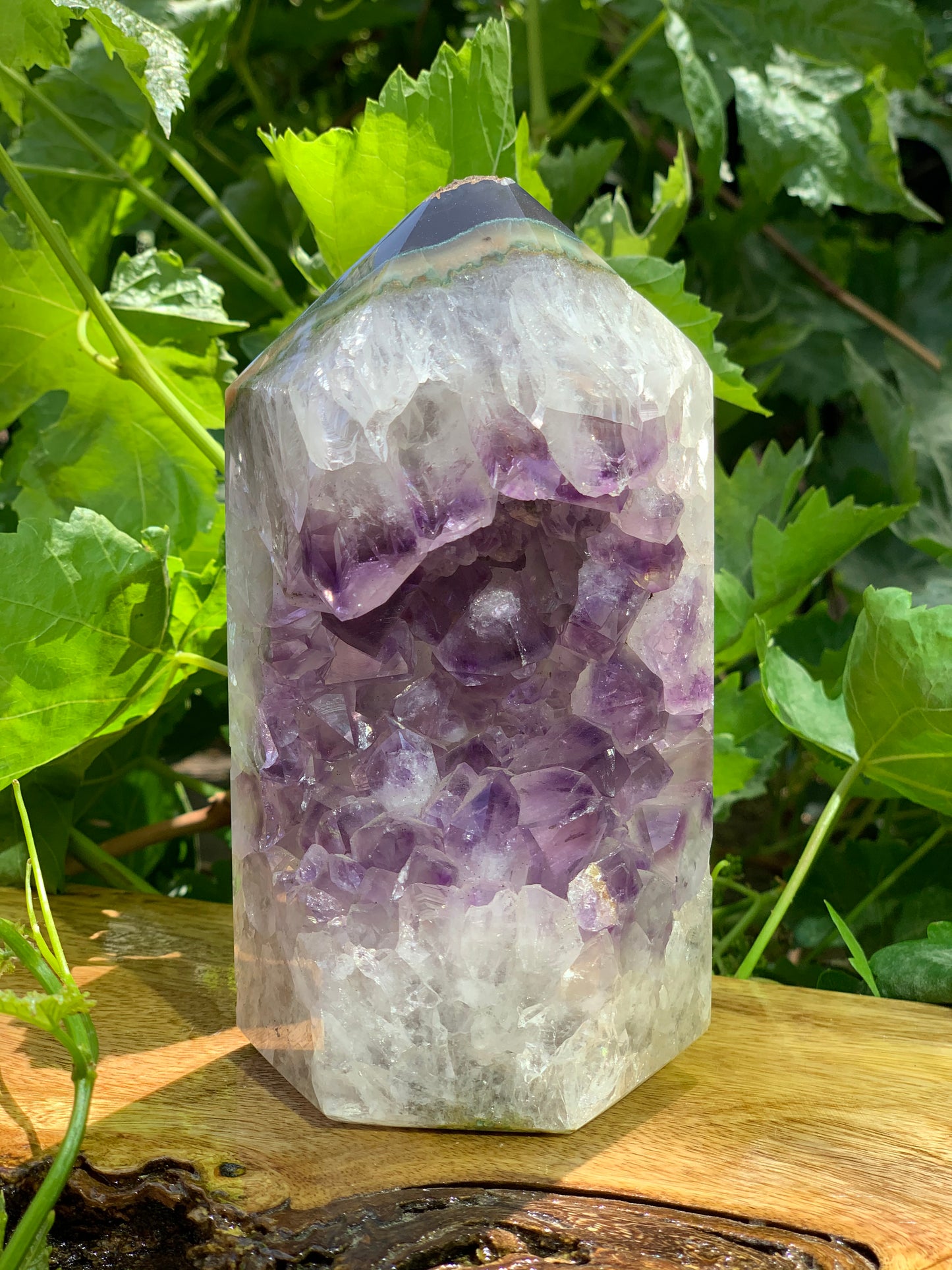 Amethyst Druzy Tower