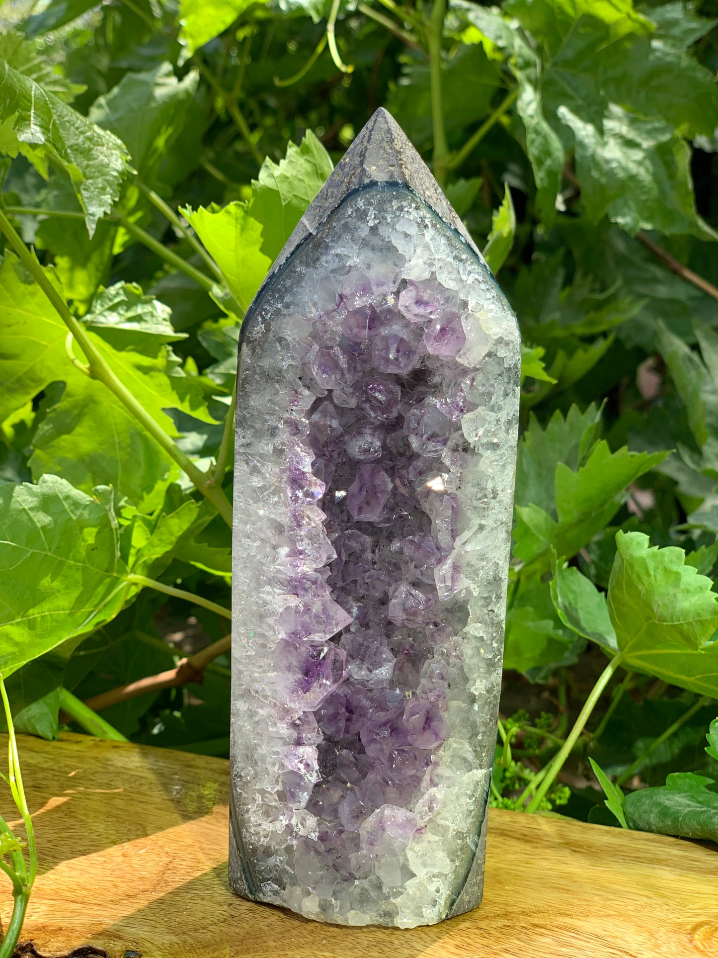 Amethyst Druzy Tower