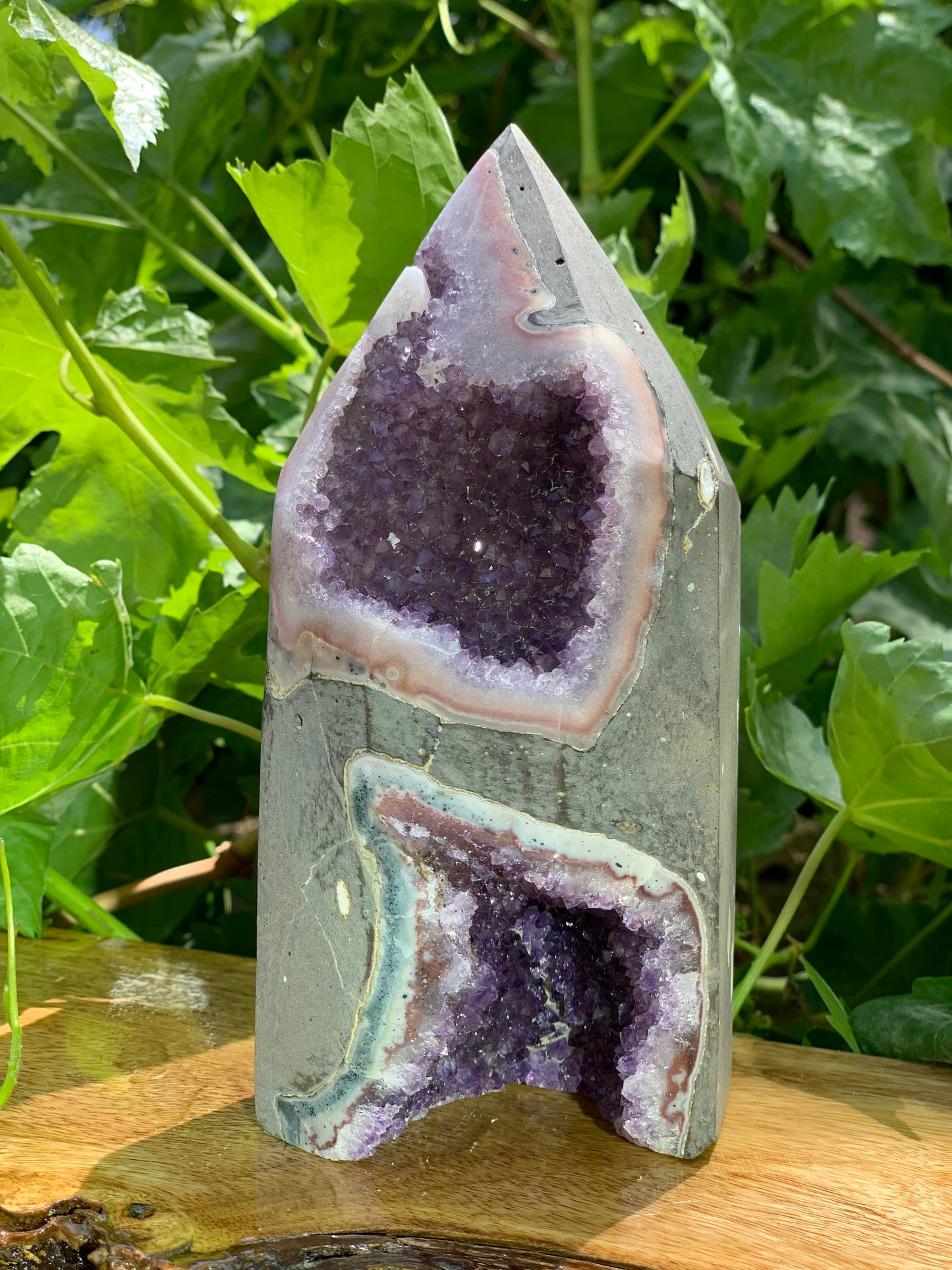 Amethyst Druzy Tower