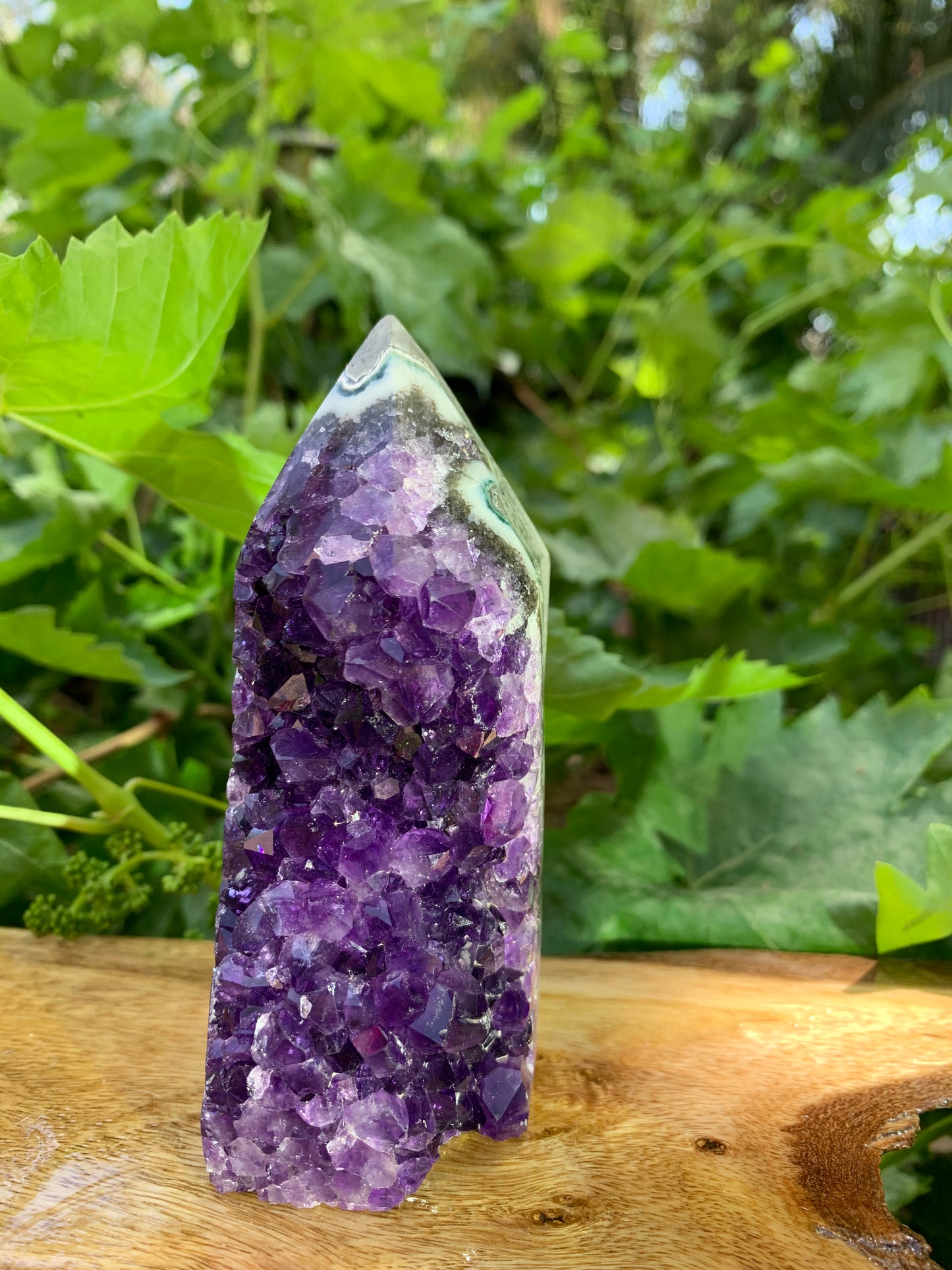 Amethyst Druzy Tower