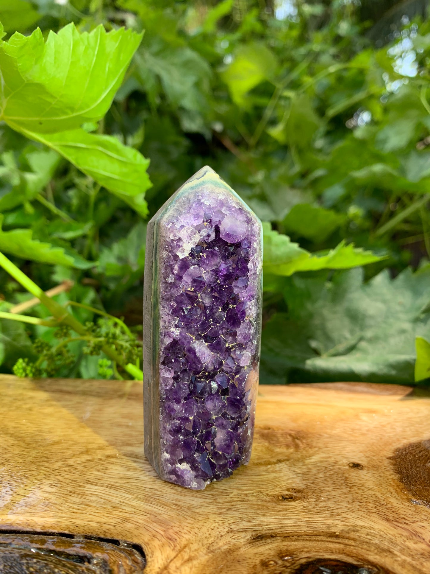 Amethyst Druzy Tower