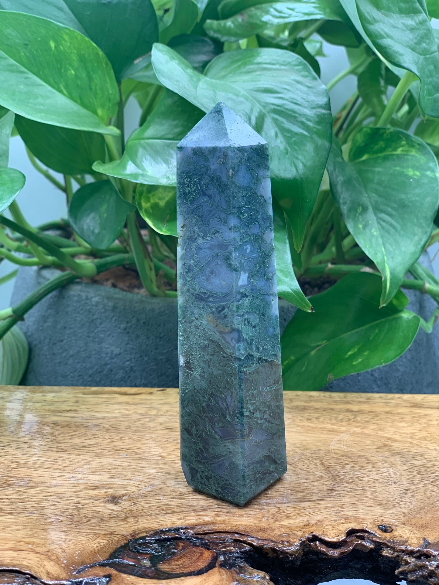 Moss Agate Premium Towers