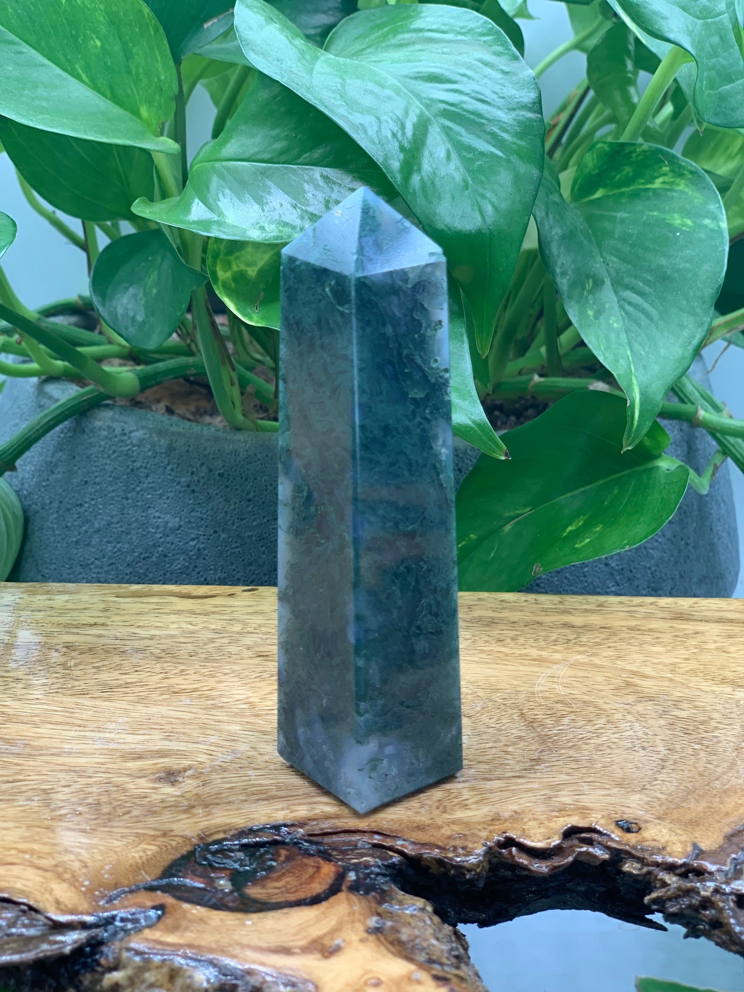 Moss Agate Premium Towers