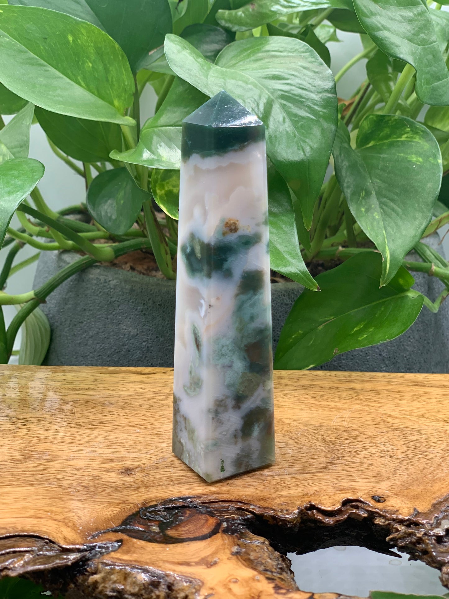 Moss Agate Premium Towers