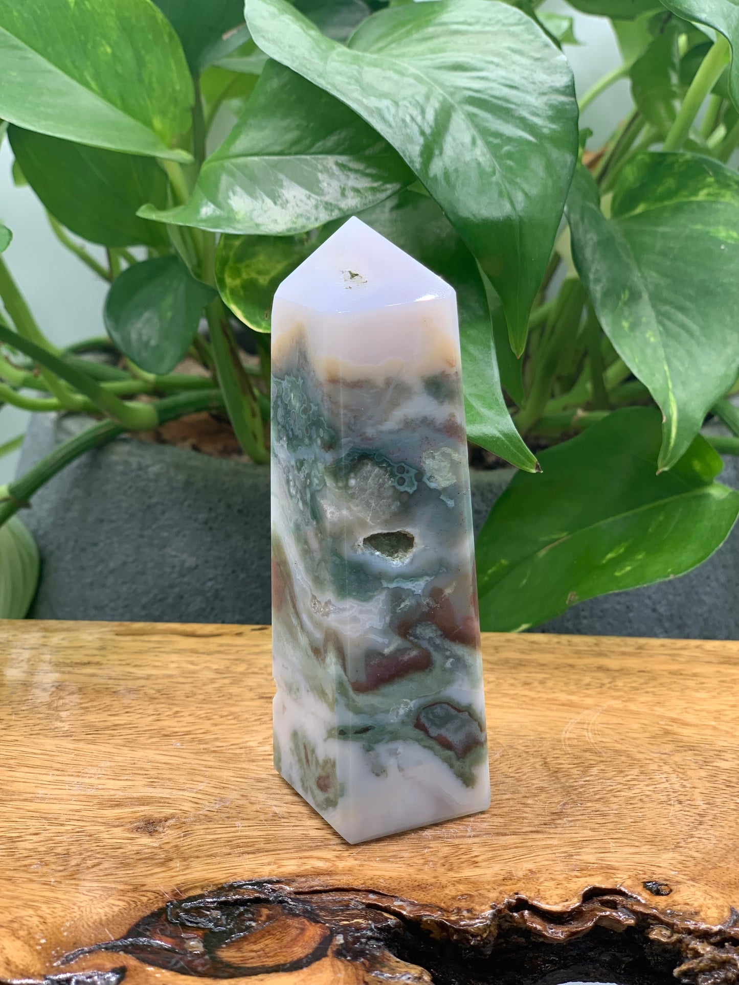 Moss Agate Premium Towers