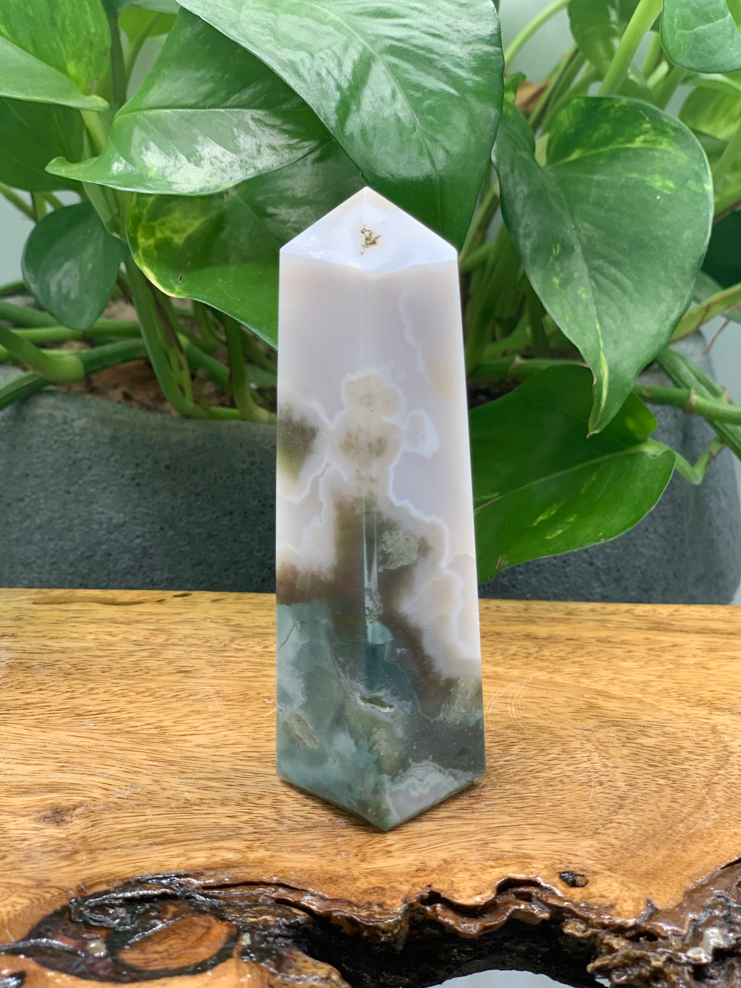 Moss Agate Premium Towers