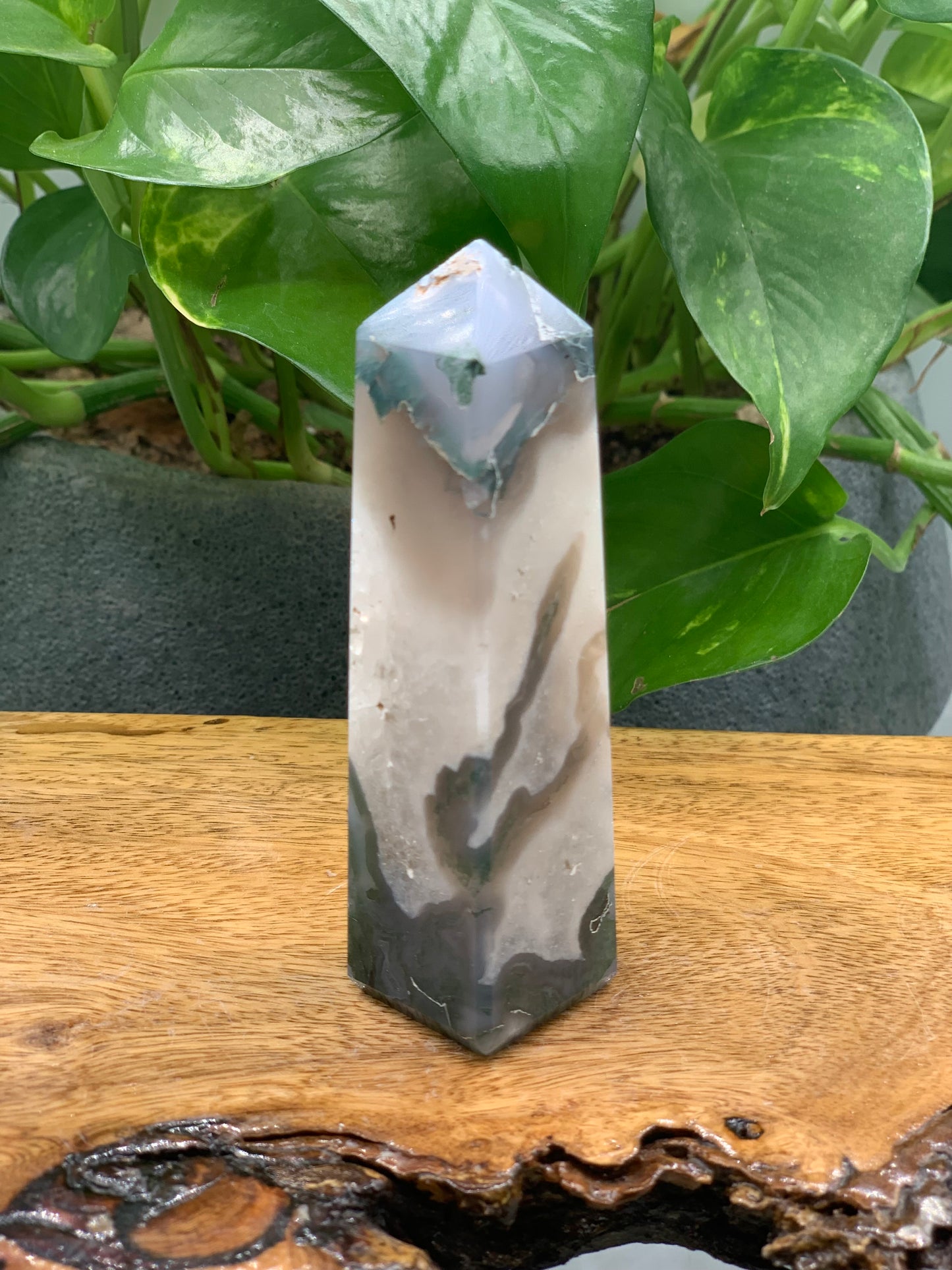 Moss Agate Premium Towers