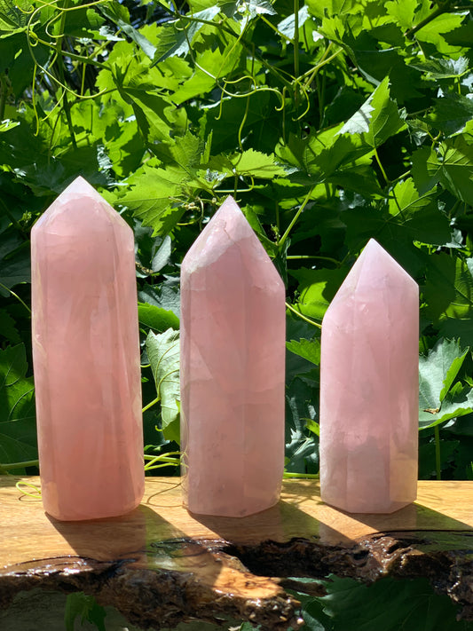 Rose Quartz Tower - Large